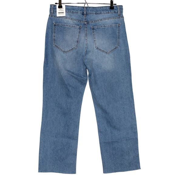 KOTON Button High Waist Light Wash Jeans 32 / 32 - Picture 5 of 8